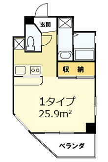 菊岡家弁財天館1号室
