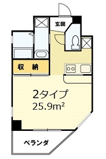 菊岡家弁財天館2号室