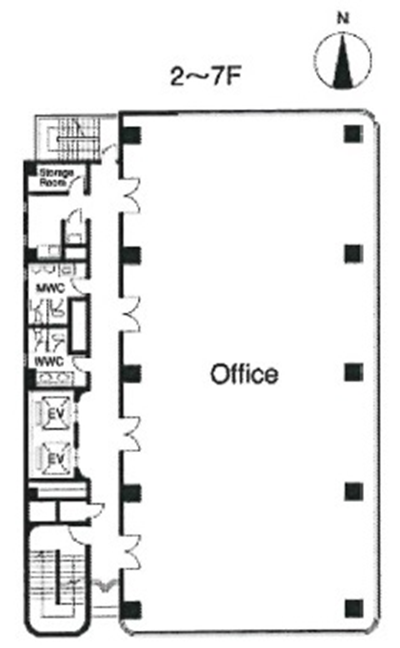 菊岡家ビルフロアー図